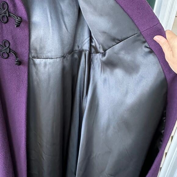 Vintage American Girl Sugar Plum Sugarplum Coat Wool Faux Fur Trim Size 12 EUC - Picture 8 of 10